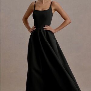Club L London Elegant Black Evening Gown